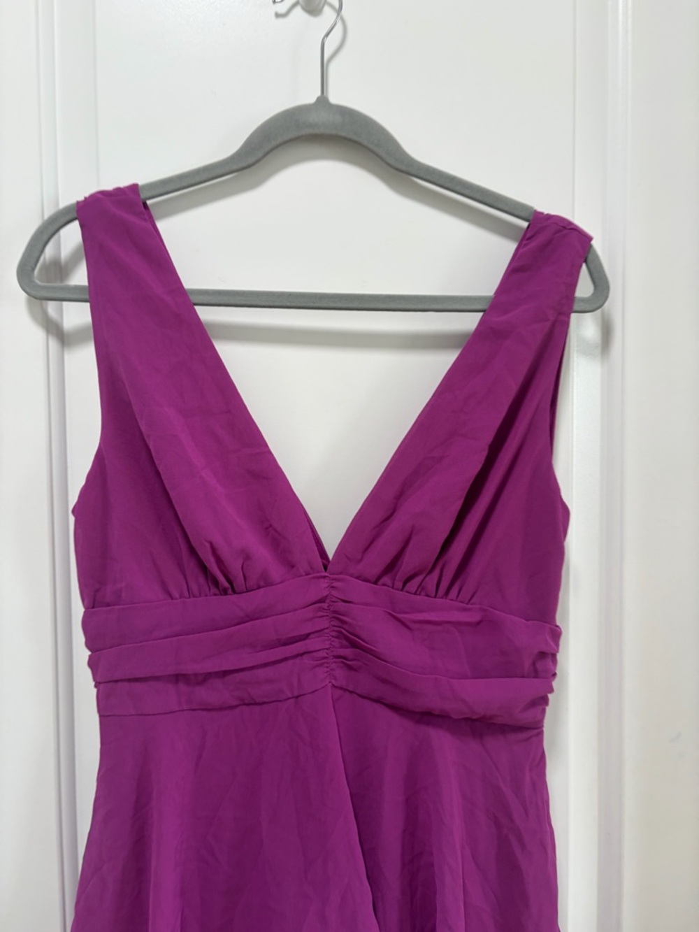 Lulus Celebration Time NWT size Medium Purple Sleeveless Tiered Midi Dress - Picture 4 of 12